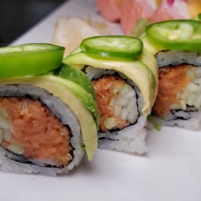 Fiery Godzilla Roll.