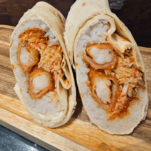 Shrimp Tempura Burrito.