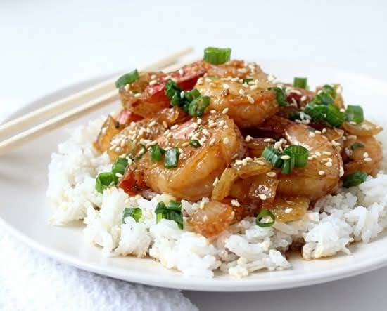 Shrimp Teriyaki.